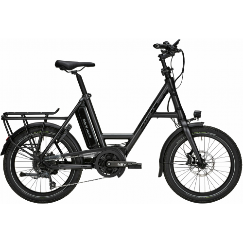 i:SY S8 K (545 Wh), 8 Gang Kettenschaltung, Unisexfahrrad, Kompakt, Modell 2023, 20 Zoll 47 cm pepper black