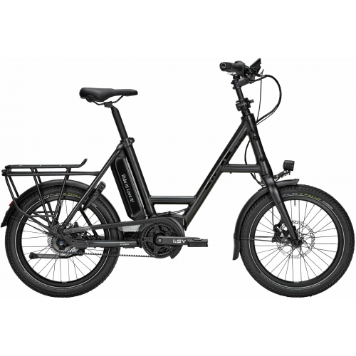 i:SY E5 ZR F CX (545 Wh), 5 Gang Nabenschaltung, Unisexfahrrad, Kompakt, Modell 2023, 20 Zoll 47 cm pepper black