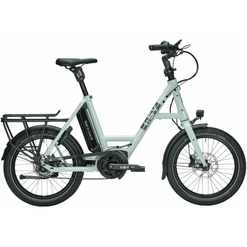 i:SY E5 ZR F Comfort (545 Wh), 5 Gang Nabenschaltung, Unisexfahrrad, Kompakt, Modell 2023, 20 Zoll 47 cm mint green