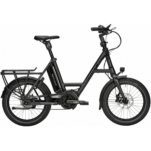 i:SY E5 ZR RT Comfort (545 Wh), 5 Gang Nabenschaltung, Unisexfahrrad, Kompakt, Modell 2023, 20 Zoll 47 cm pepper black