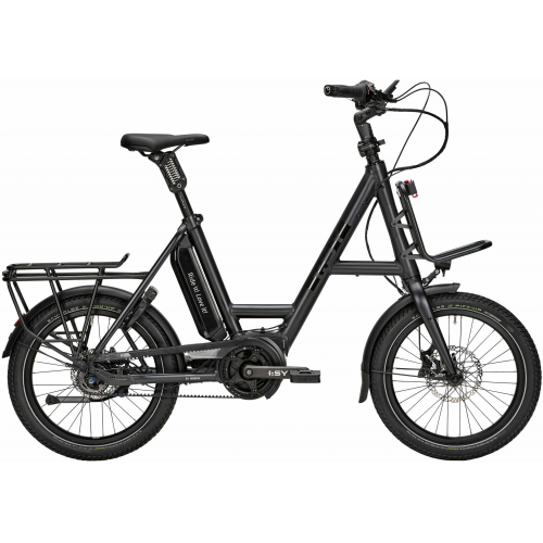 i:SY XXL E5 ZR F Comfort (545 Wh), 5 Gang Nabenschaltung, Unisexfahrrad, Kompakt, Modell 2023, 20 Zoll 51 cm pepper black