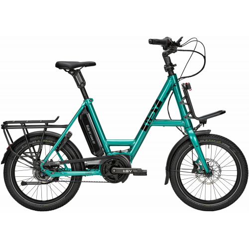 i:SY XXL E5 ZR F Comfort (545 Wh), 5 Gang Nabenschaltung, Unisexfahrrad, Kompakt, Modell 2023, 20 Zoll 51 cm opal green