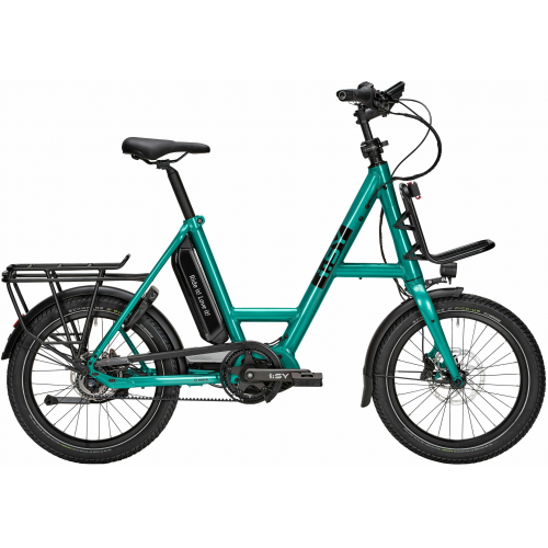 i:SY XXL E5 ZR F CX (545 Wh), 5 Gang Nabenschaltung, Unisexfahrrad, Kompakt, Modell 2023, 20 Zoll 51 cm opal green