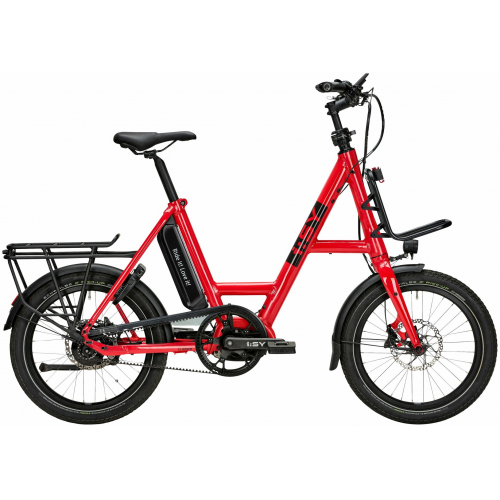 i:SY XXL R14 ZR (545 Wh), 14 Gang Nabenschaltung, Unisexfahrrad, Kompakt, Modell 2023, 20 Zoll 51 cm poppy red