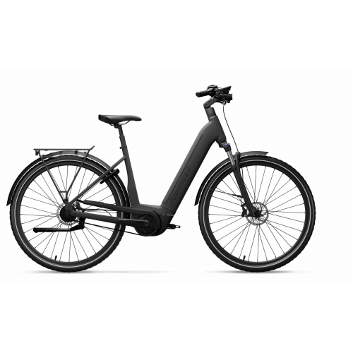 ADVANCED TOUR Pro Wave RT KIOX (625 Wh), 5 Gang Nabenschaltung, Damenfahrrad, Wave, Modell 2023, 28 Zoll 60 cm Graphite Black