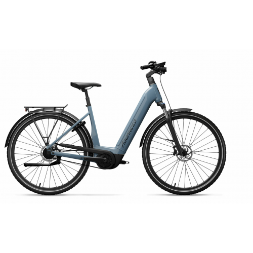 ADVANCED TOUR Pro Wave RT INTUVIA (625 Wh), 5 Gang Nabenschaltung, Damenfahrrad, Wave, Modell 2023, 28 Zoll 55 cm Fresh Blue