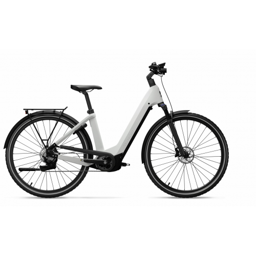 ADVANCED Reco Wave (750 Wh), 10 Gang Kettenschaltung, Damenfahrrad, Wave, Modell 2023, 28 Zoll 54 cm Raw White