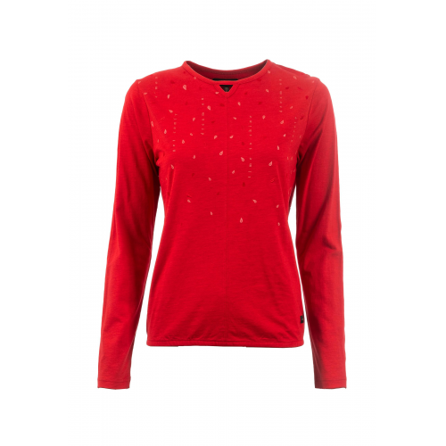 Soquesto Langarmshirt Malawi red flame