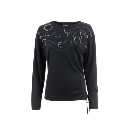 Soquesto Langarmshirt Mila black