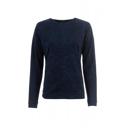 Soquesto Langarmshirt Mona navy