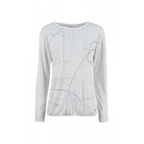 Soquesto Langarmshirt Nicola white