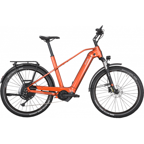 KETTLER Alu-Rad QUADRIGA TOWN &amp; COUNTRY P10 (625 Wh), 10 Gang Kettenschaltung, Herrenfahrrad, Diamant, Modell 2024, 27,5 Zoll 51 cm sport orange shiny / black shiny