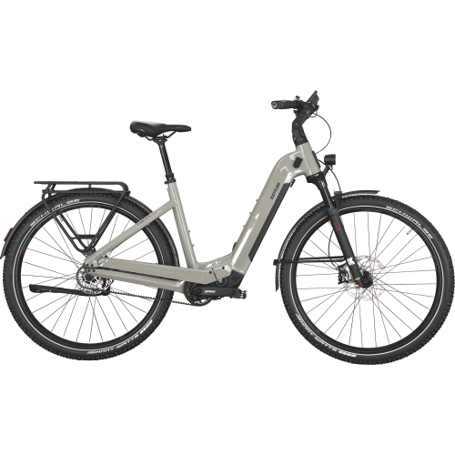 KETTLER Alu-Rad PINNIATO HT SPORT (720 Wh), 12 Gang Tretlagergetriebe, Damenfahrrad, Wave, Modell 2024, 29 Zoll 50 cm gentlemen´s grey shiny