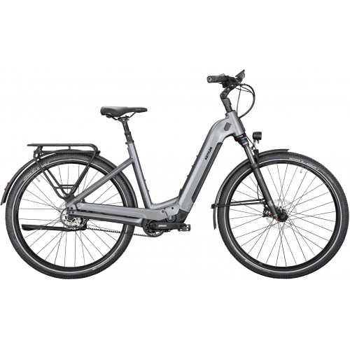 KETTLER Alu-Rad PINNIATO HT COMFORT (720 Wh), 9 Gang Tretlagergetriebe, Damenfahrrad, Wave, Modell 2024, 29 Zoll 55 cm dark grey matt