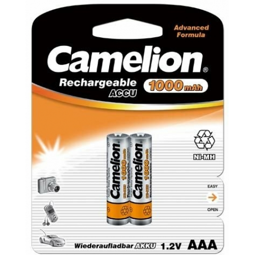 Camelion Akku Micro AAA Ni-MH 1100mAh 2Stück gelb