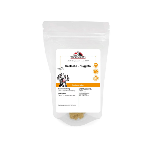 Seelachs Nuggets getrocknet für Hunde & Katzen  - 100 g - Premiumqualität von Tackenberg