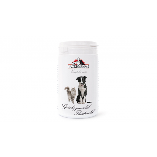 Grünlippmuschel Fleischmehl für Hunde & Katzen  - 150 g - Premiumqualität von Tackenberg