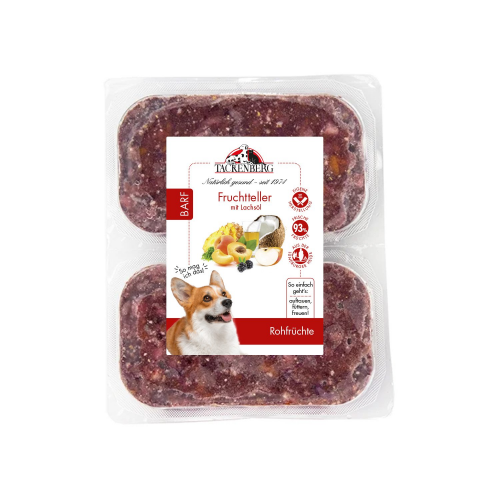 Menü Fruchtteller für Hunde  - 500 g - Premiumqualität von Tackenberg