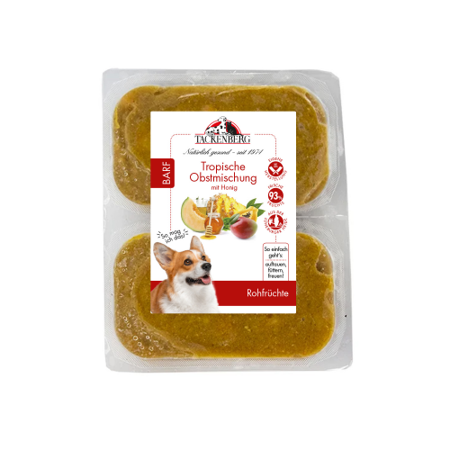 Menü Obstmischung für Hunde  - 500 g - Premiumqualität von Tackenberg