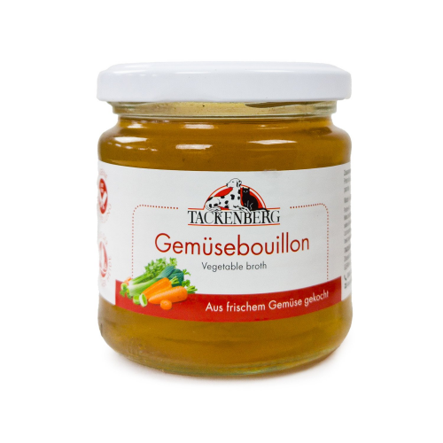 Gemüsebrühe für Hunde - lecker & gesund  | TACKENBERG - 485 ml - Premiumqualität von Tackenberg