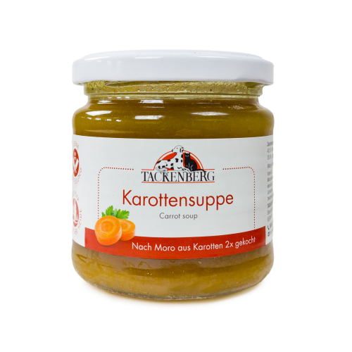 Karottensuppe für Hunde - bei Durchfall | TACKENBERG - 6 x 485 ml - Premiumqualität von Tackenberg