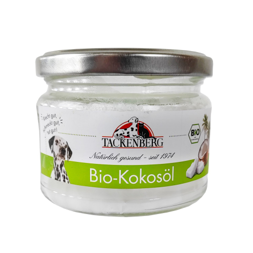 TACKENBERG Bio-Kokosöl für Hunde  - 200 ml - Premiumqualität von Tackenberg