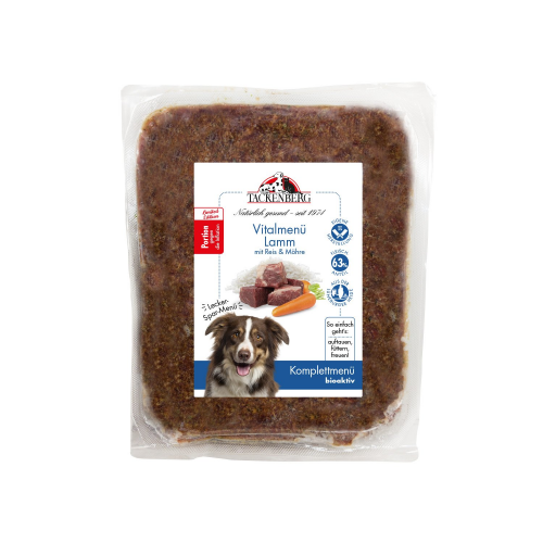 BARF-Vitalmenü für Hunde vom Lamm | Online bei Tackenberg - 14 x 500 g - Premiumqualität von Tackenberg