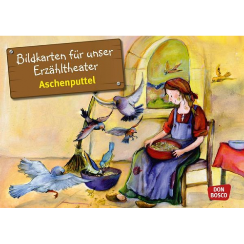 Brüder Grimm - Aschenputtel. Kamishibai Bildkartenset.