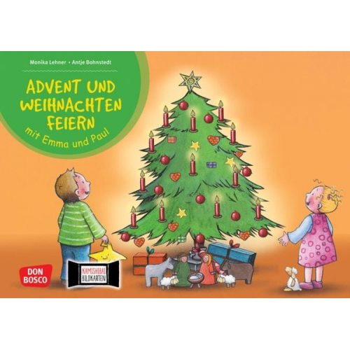 Monika Lehner - Advent und Weihnachten feiern mit Emma und Paul. Kamishibai Bildkartenset