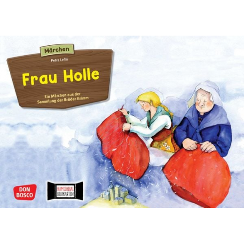 Brüder Grimm - Frau Holle. Kamishibai Bildkartenset