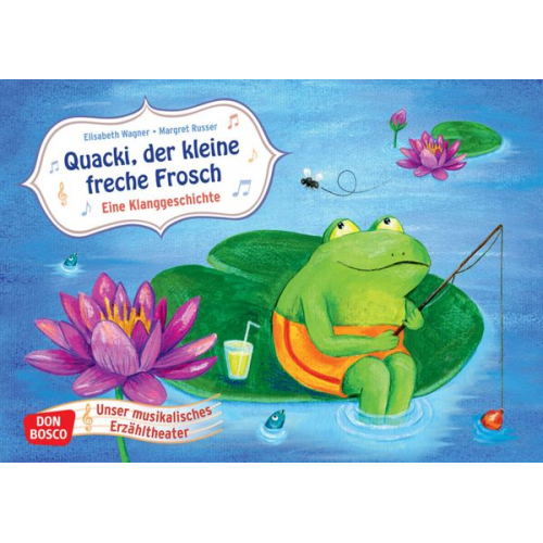 Elisabeth Wagner - Quacki, der kleine freche Frosch. Kamishibai Bildkartenset