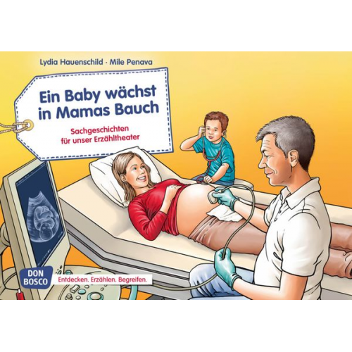 Lydia Hauenschild - Ein Baby wächst in Mamas Bauch. Kamishibai Bildkartenset