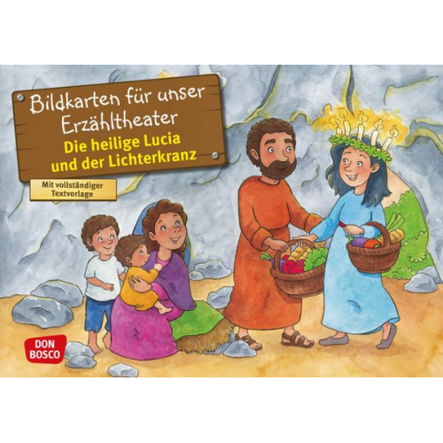 Catharina Fastenmeier - Die heilige Lucia und der Lichterkranz. Kamishibai Bildkartenset.