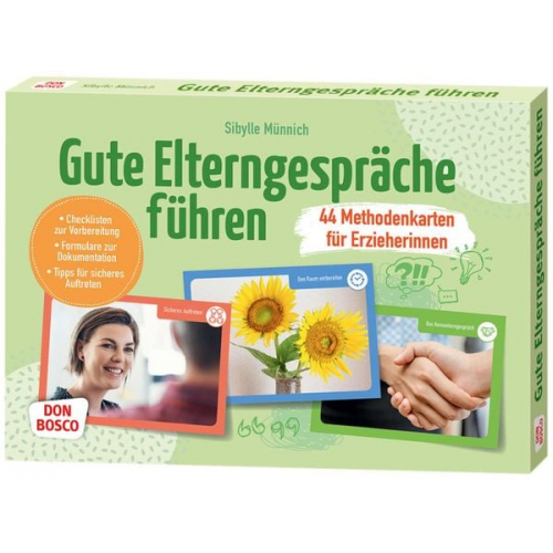 Sibylle Münnich - Gute Elterngespräche führen - 44 Methodenkarten für Erzieherinnen