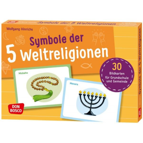 Wolfgang Hinrichs - Bildkarten Symbole der 5 Weltreligionen