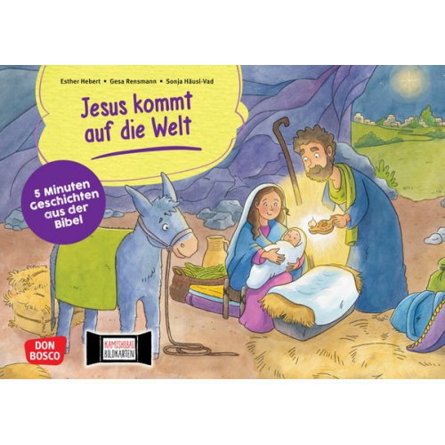 Esther Hebert Gesa Rensmann - Jesus kommt auf die Welt. Kamishibai Bildkartenset.