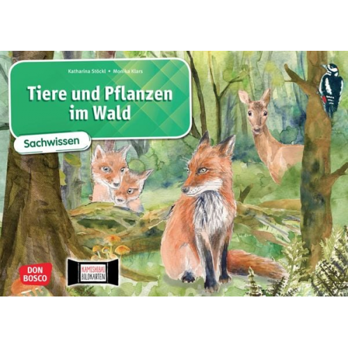 Katharina Stöckl-Bauer - Tiere und Pflanzen im Wald. Kamishibai Bildkartenset