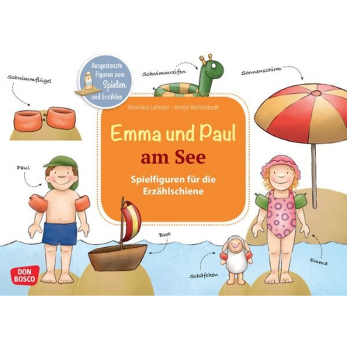 Monika Lehner - Emma und Paul am See. Erzählschienen-Figurenset