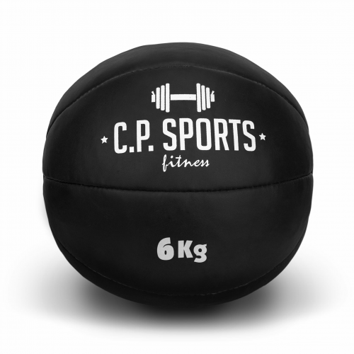 Medizinball Schwarz 6kg