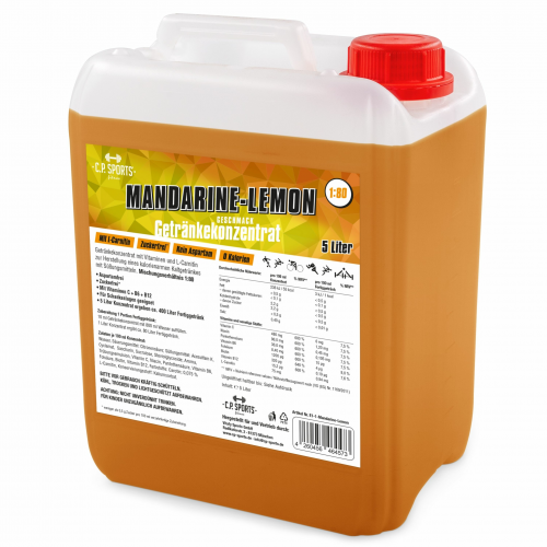 Getränkekonzentrat 5 Liter Mandarine-Lemon