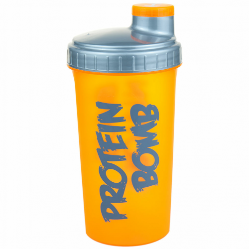 C.P. SPORTS Eiweiß Shaker 700ml neonorange - Protein Bomb