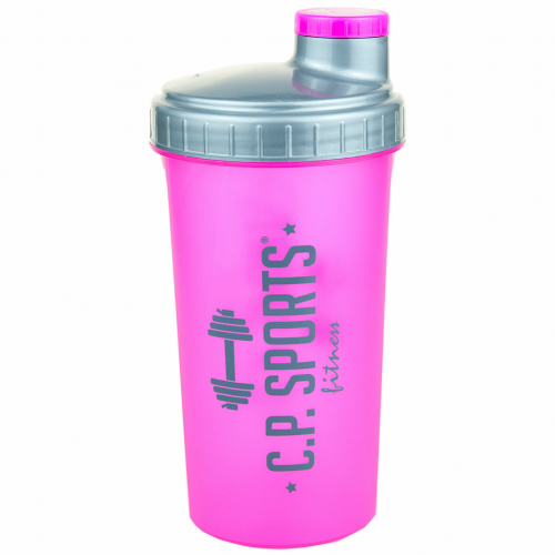 C.P. SPORTS Eiweiß Shaker 700ml neonpink - C.P. SPORTS