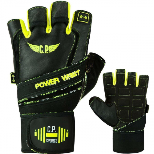 Power-Wrist Handschuh neongelb S/7 = 16-18cm