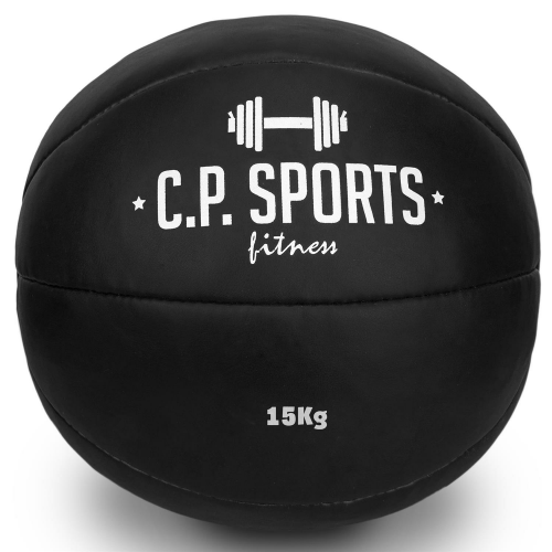 Medizinball Schwarz 15kg