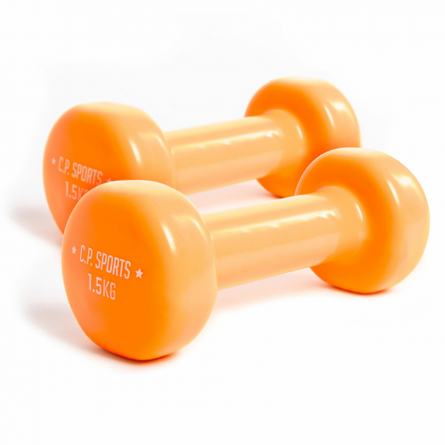 Gymnastikhanteln 1,5 kg - Neonorange - Paar