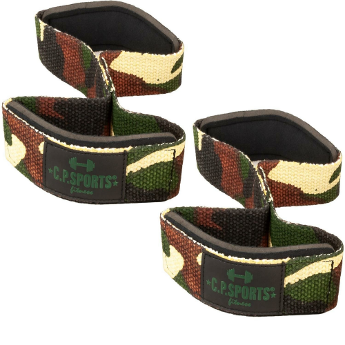 Zughilfen Schlaufen - Figure 8 Straps - camouflage oliv