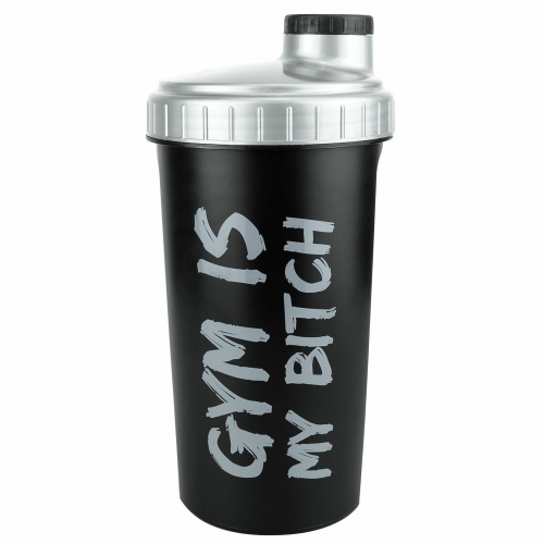 C.P. SPORTS Eiweiß Shaker 700ml schwarz - gym is my bitch