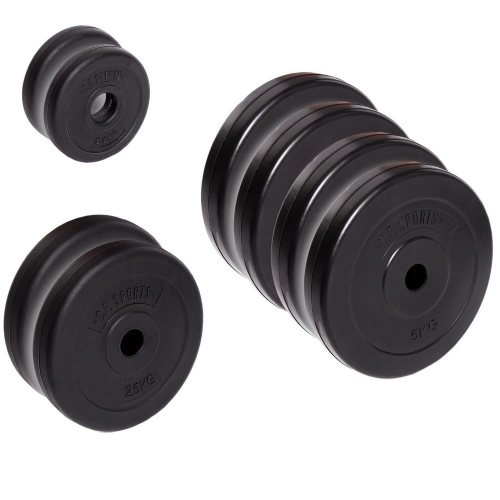 Hantelscheiben Set 2 - 30/31mm - 26kg 2 x 0,5 kg, 2 x 2,5 kg, 4 x 5 kg