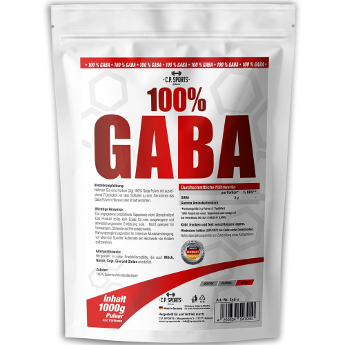 100% GABA Gamma Aminobuttersäure - 1000g