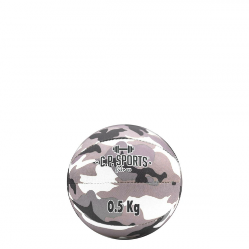 Medizinball Camouflage Weiß 0,5kg